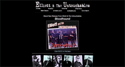 Desktop Screenshot of elliottandtheuntouchables.com